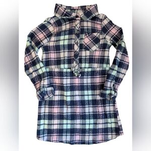 Gap Plaid Long Sleeve Dress